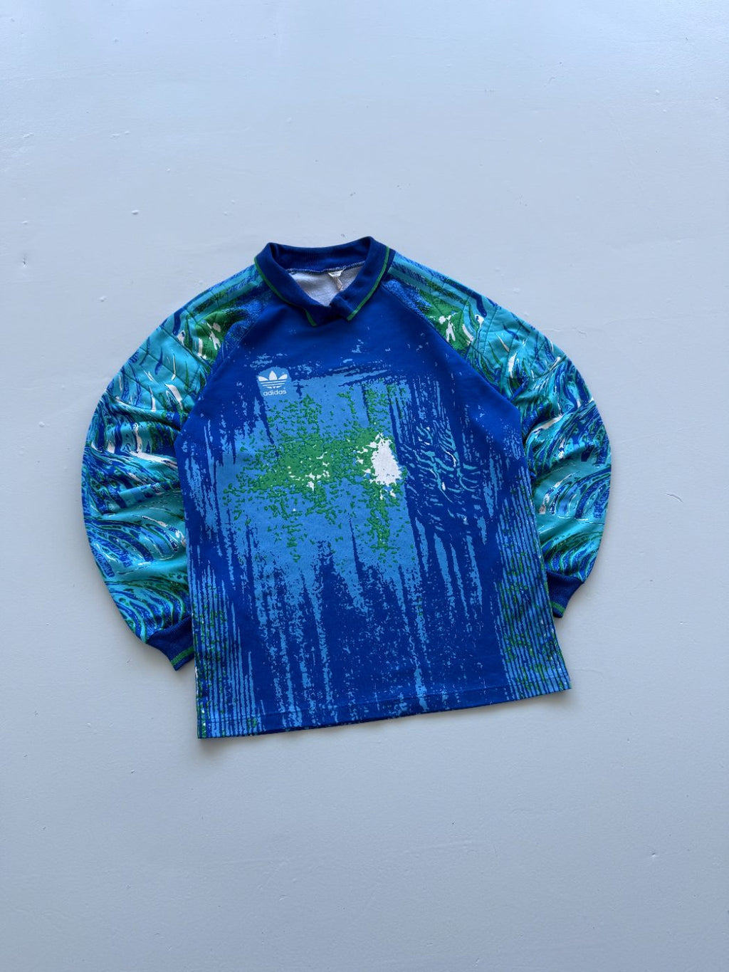 Adidas 90's Vintage Goalkeeper Football Shirt 92/93 France- Medium