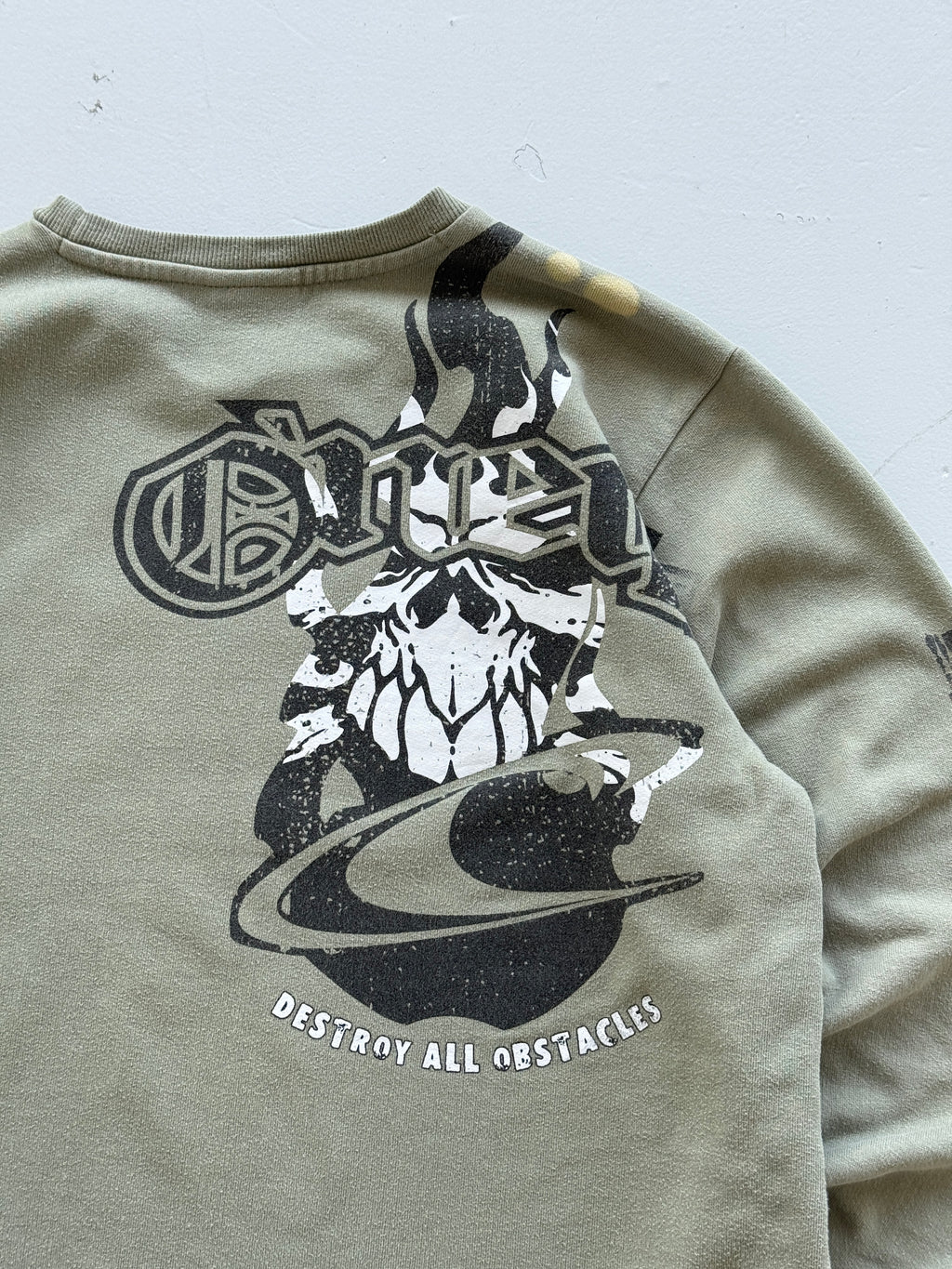 O'Neill Destroy All Obstacles Y2K Vintage Graphic Sweatshirt - Small