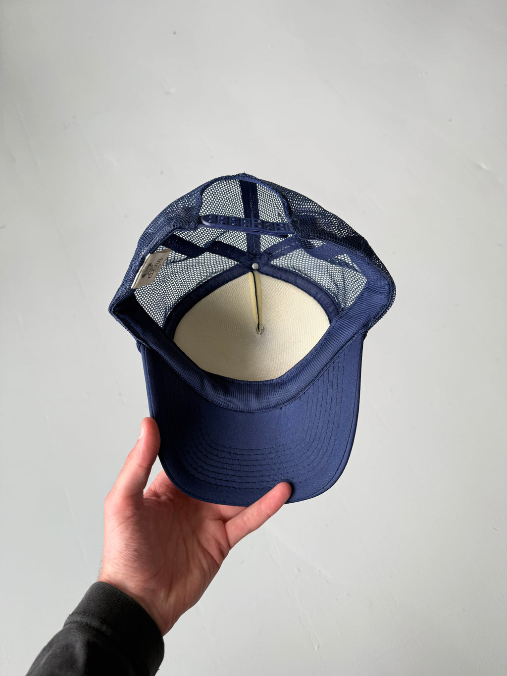 Blue Baseball Little League Vintage Foam and Mesh SnapBack Trucker Cap