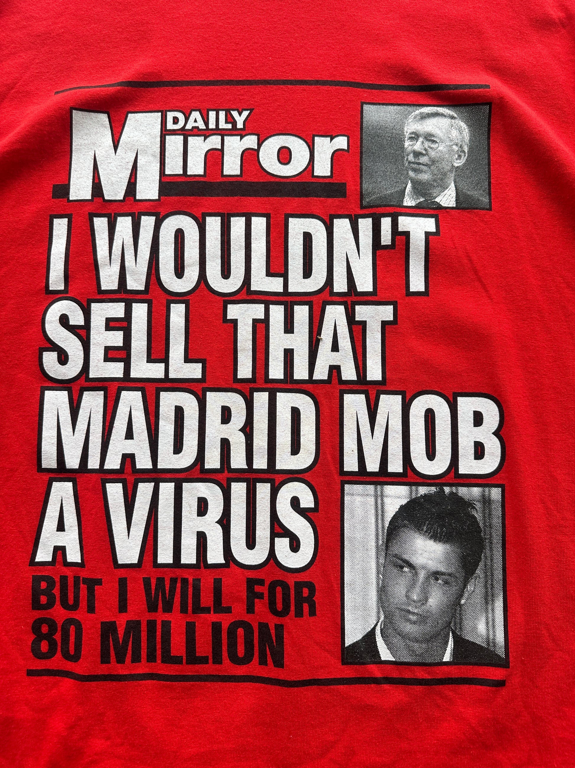 Daily Mirror Madrid Mob Novelty Vintage T-Shirt - XL