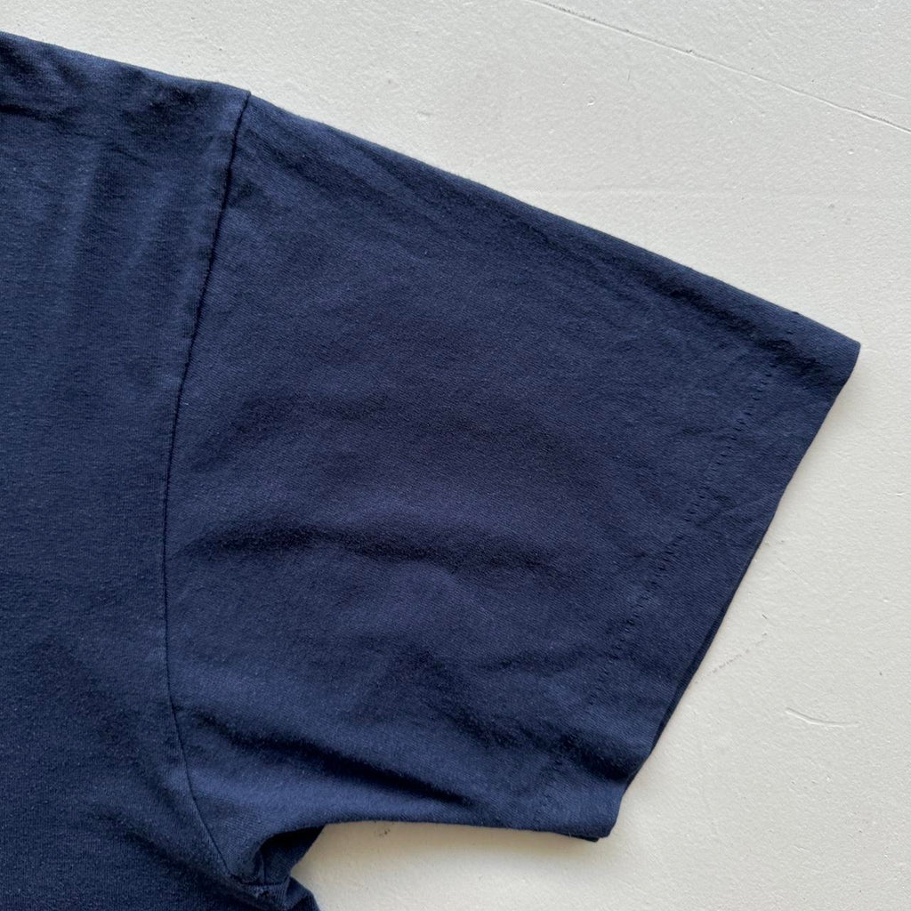 Navy Canal Running 90s Vintage T-shirt - XL