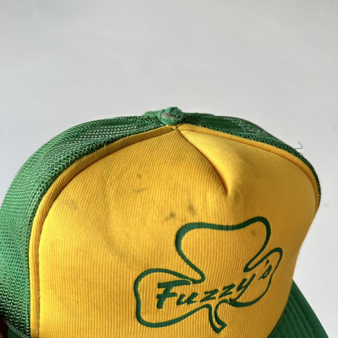 Green and Yellow Fuzzy’s Irish Mesh and Foam Trucker SnapBack Cap