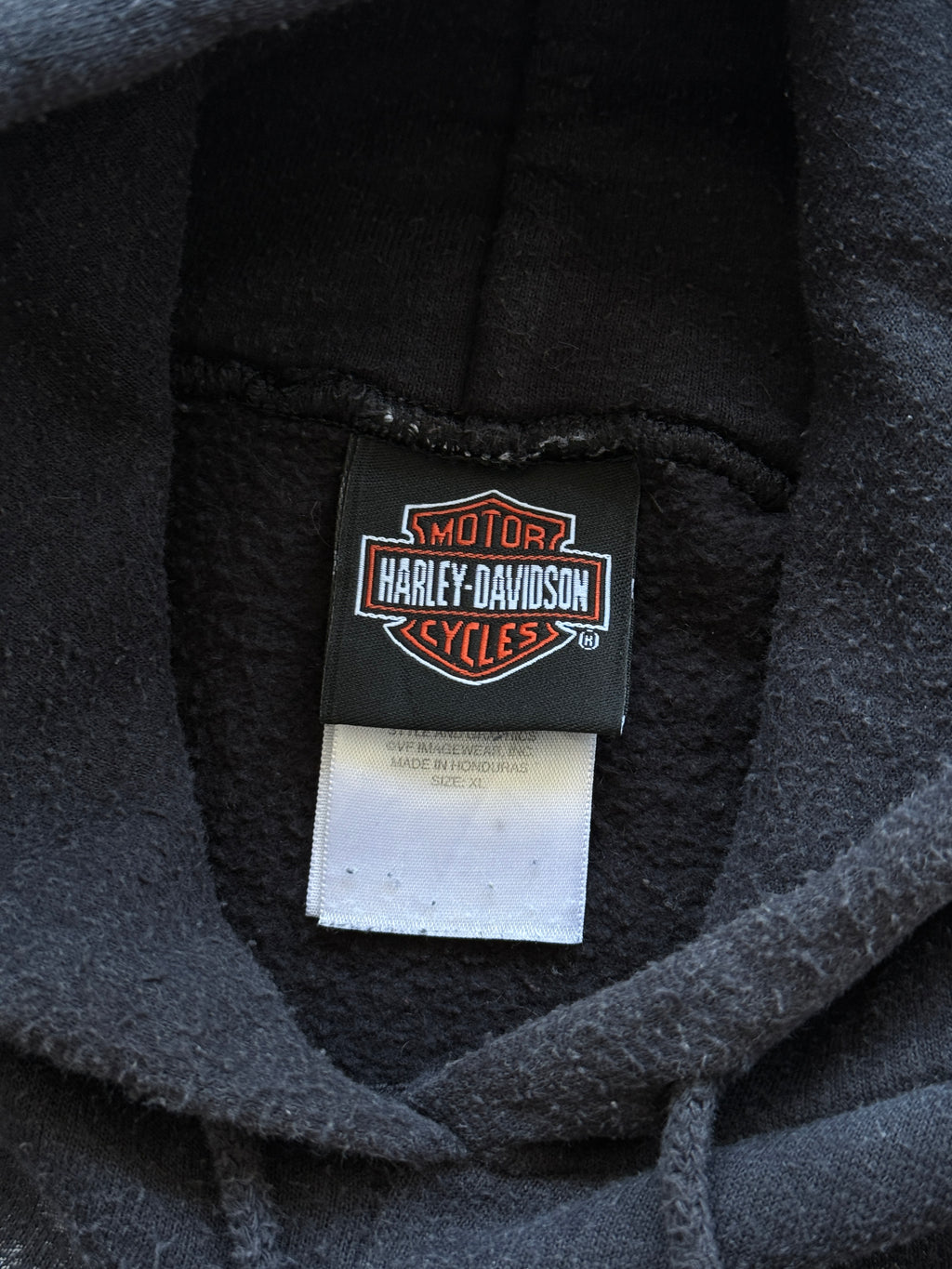 Harley-Davidson Bordeaux France Y2K Vintage Hoodie - XL