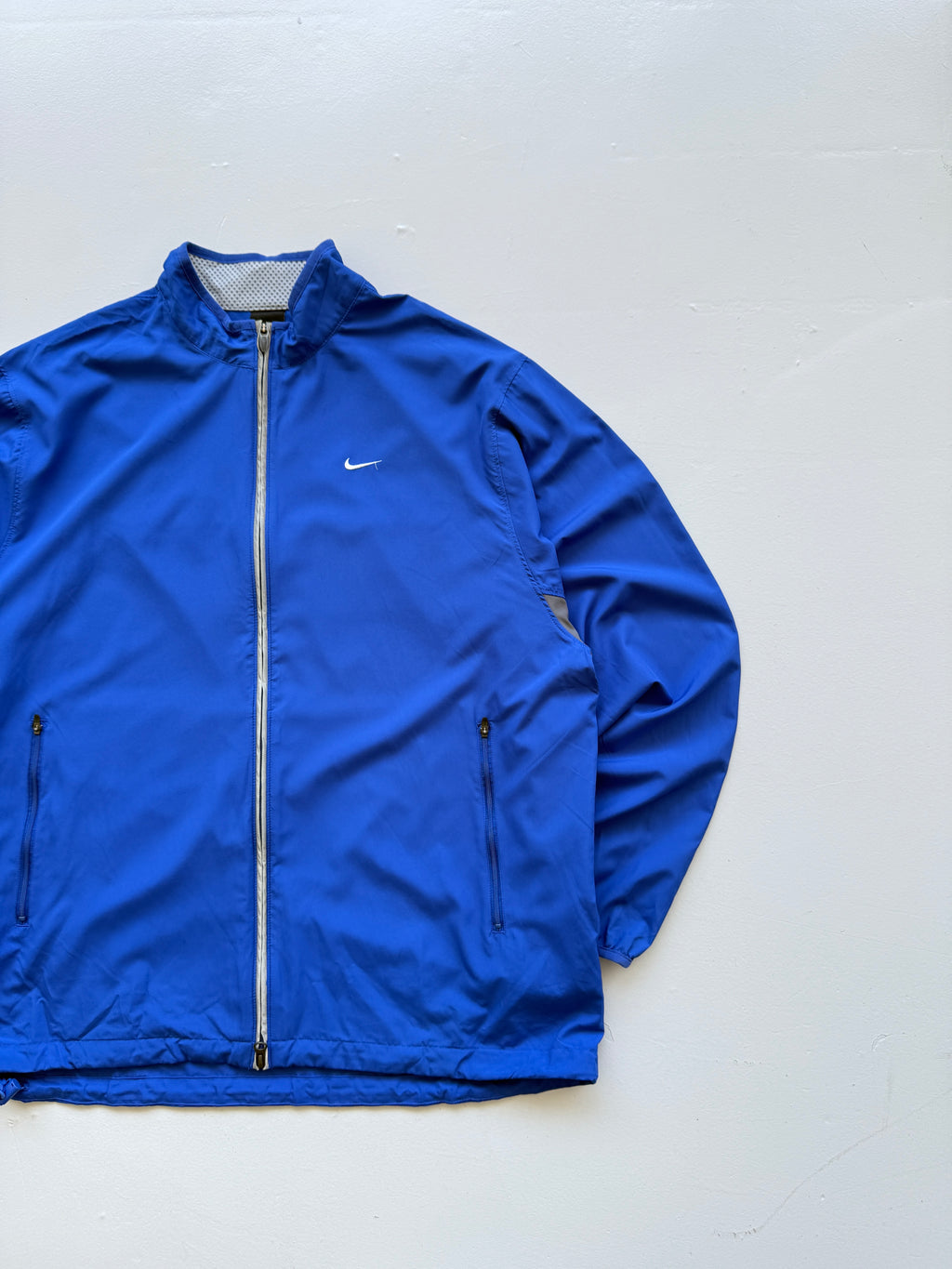 Nike Blue Running 00's Vintage Windbreaker Jacket - XL