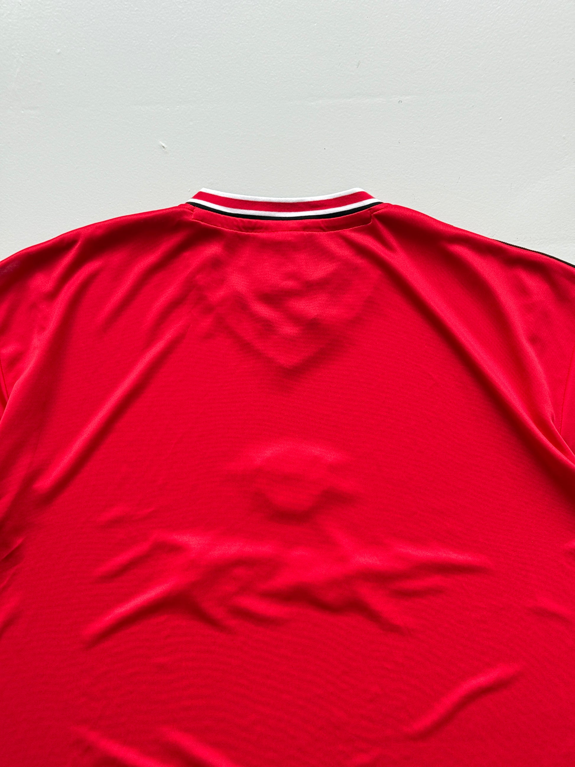Score Draw Manchester United Sharp Retro Football Shirt - 2XL