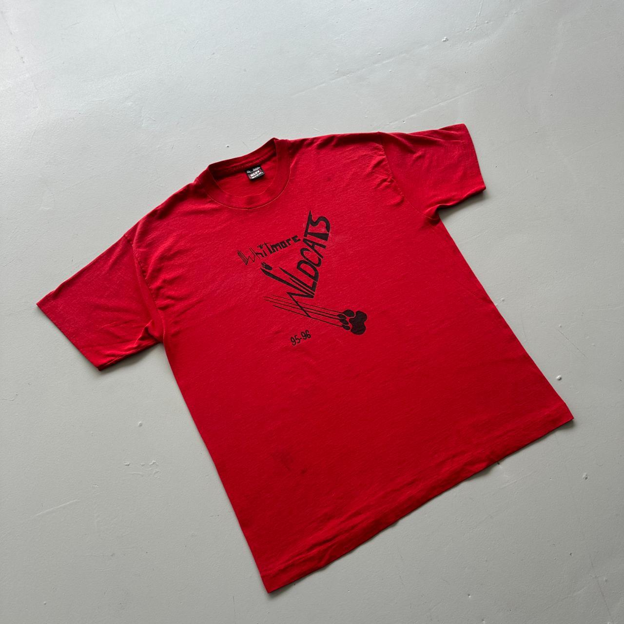 Red Whitewmore Wildcats 90s Vintage T-shirt - XL