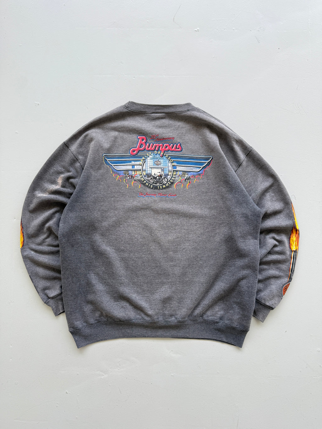 Harley Davidson Bumpus Memphis Vintage Sweatshirt - Large