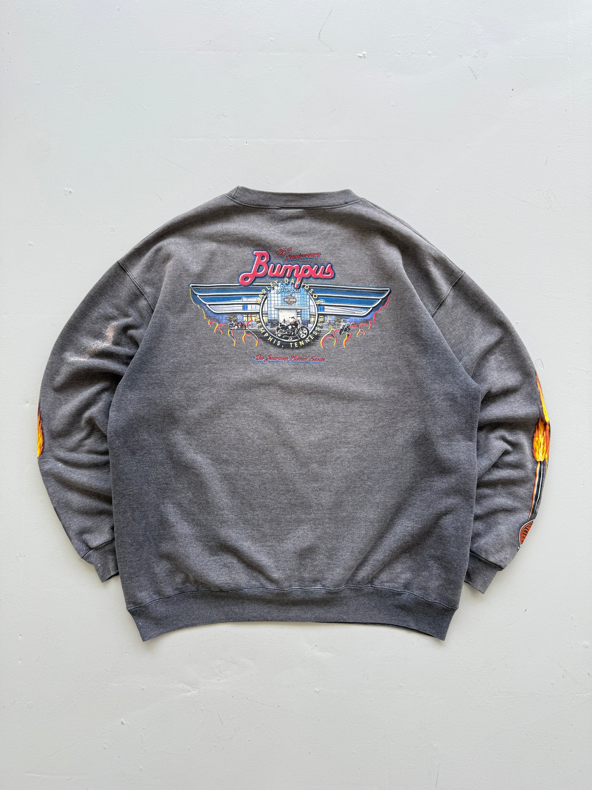Harley Davidson Bumpus Memphis Vintage Sweatshirt - Large