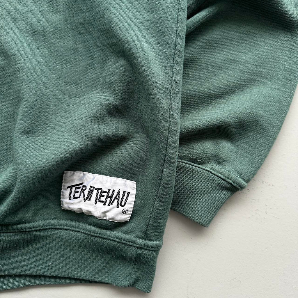 Green Tribal 90’s Vintage Graphic Sweatshirt - Large
