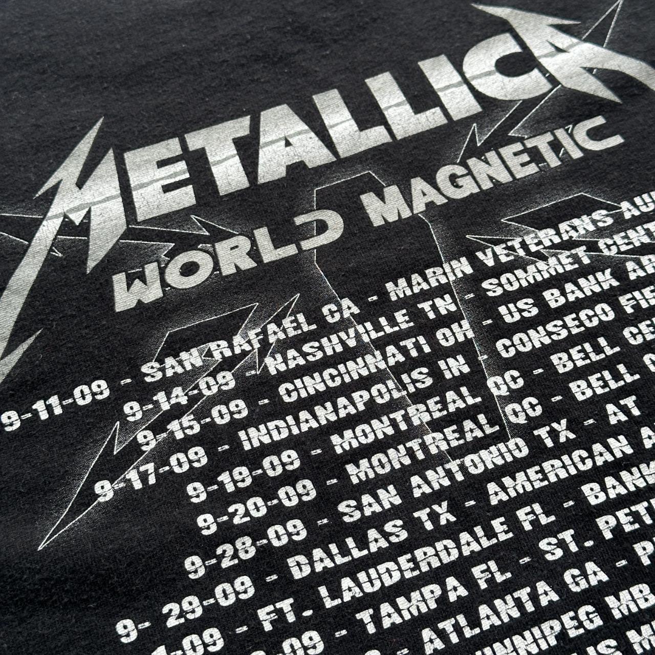 Black Metallica 2008/09 T-shirt - Medium