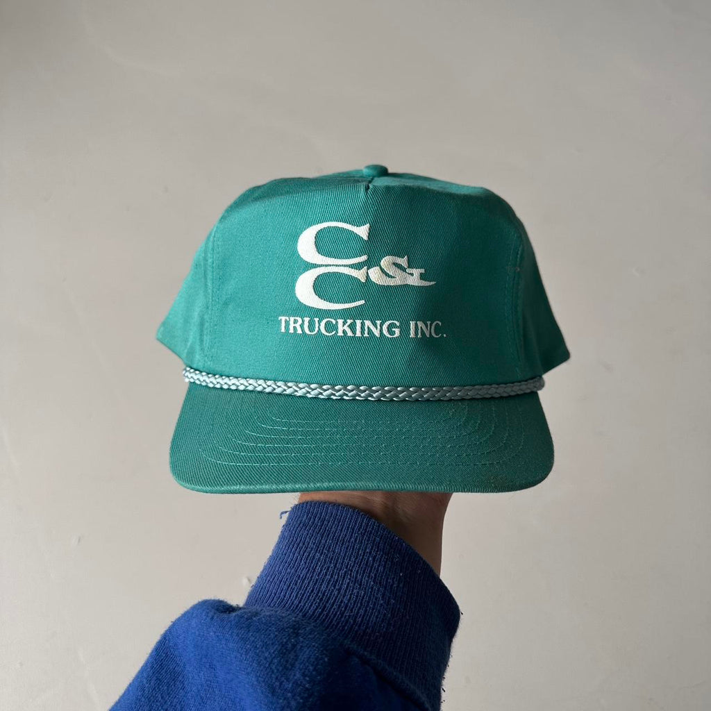 Teal Blue C & C Trucker SnapBack Cap