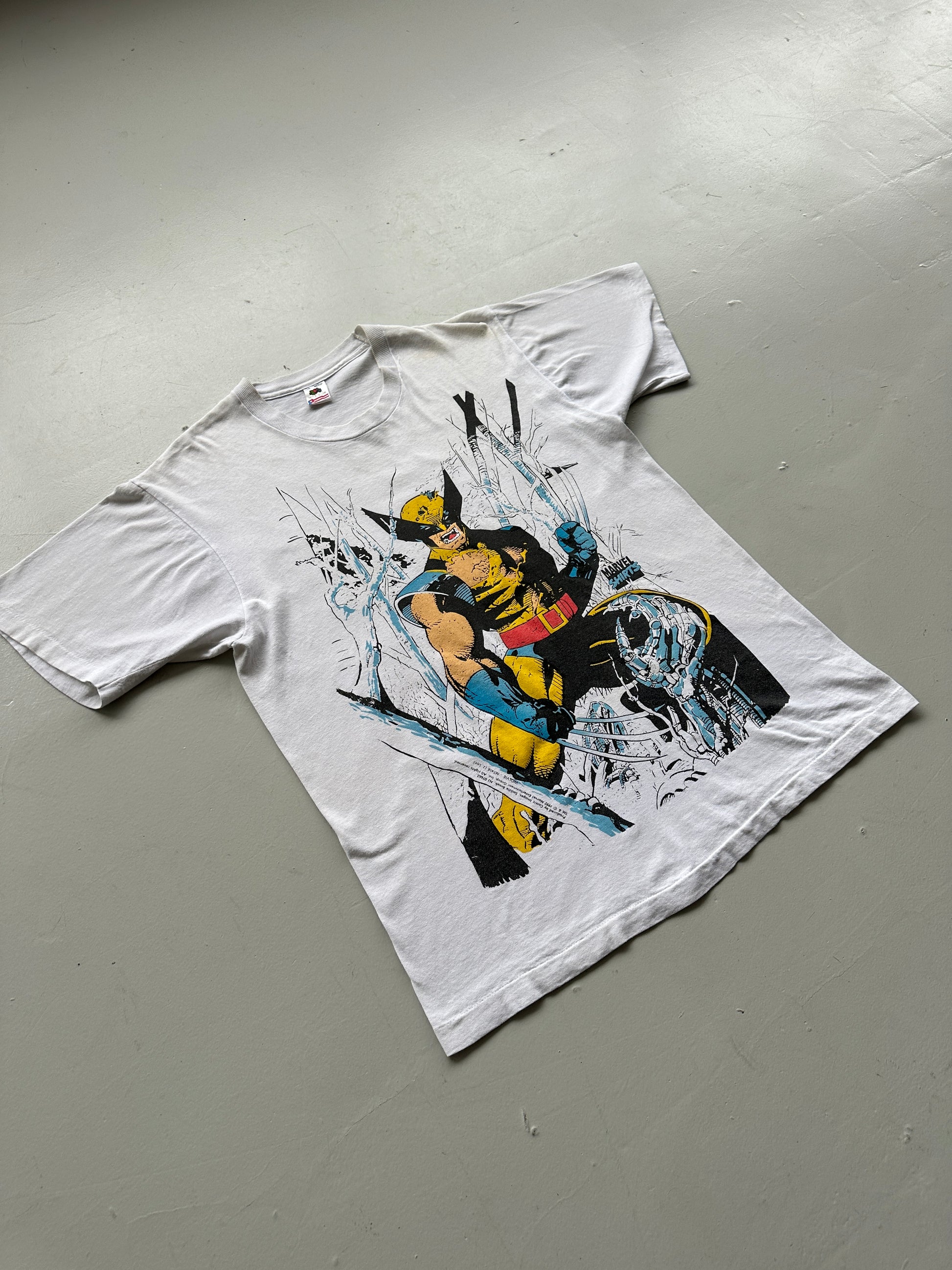 Wolverine Marvel Single Stitch Rare 90's Vintage T-shirt - XL