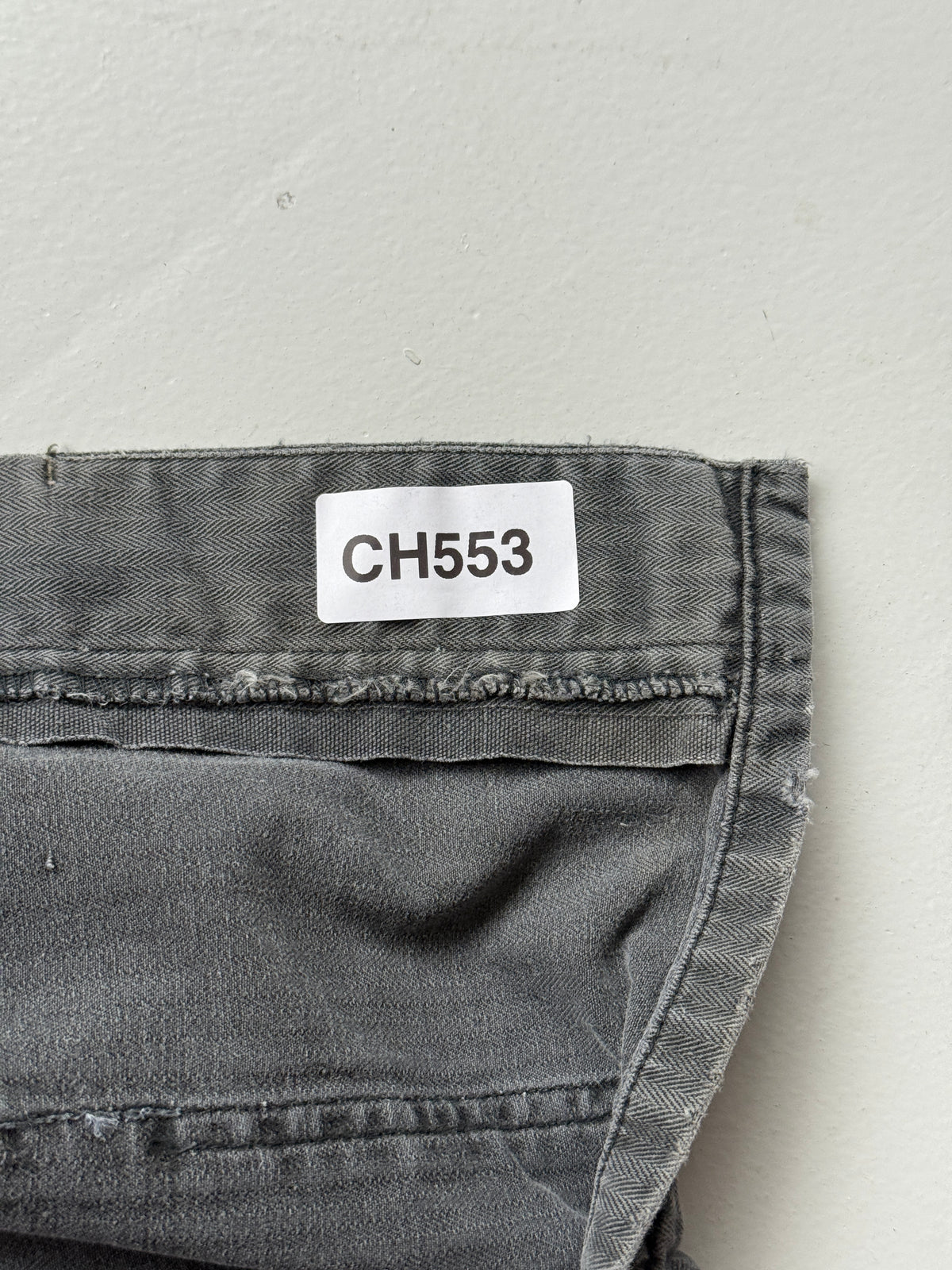 Grey Herringbone 70's Vintage Marquardt & Schulz Chore Jacket CH553 - Medium