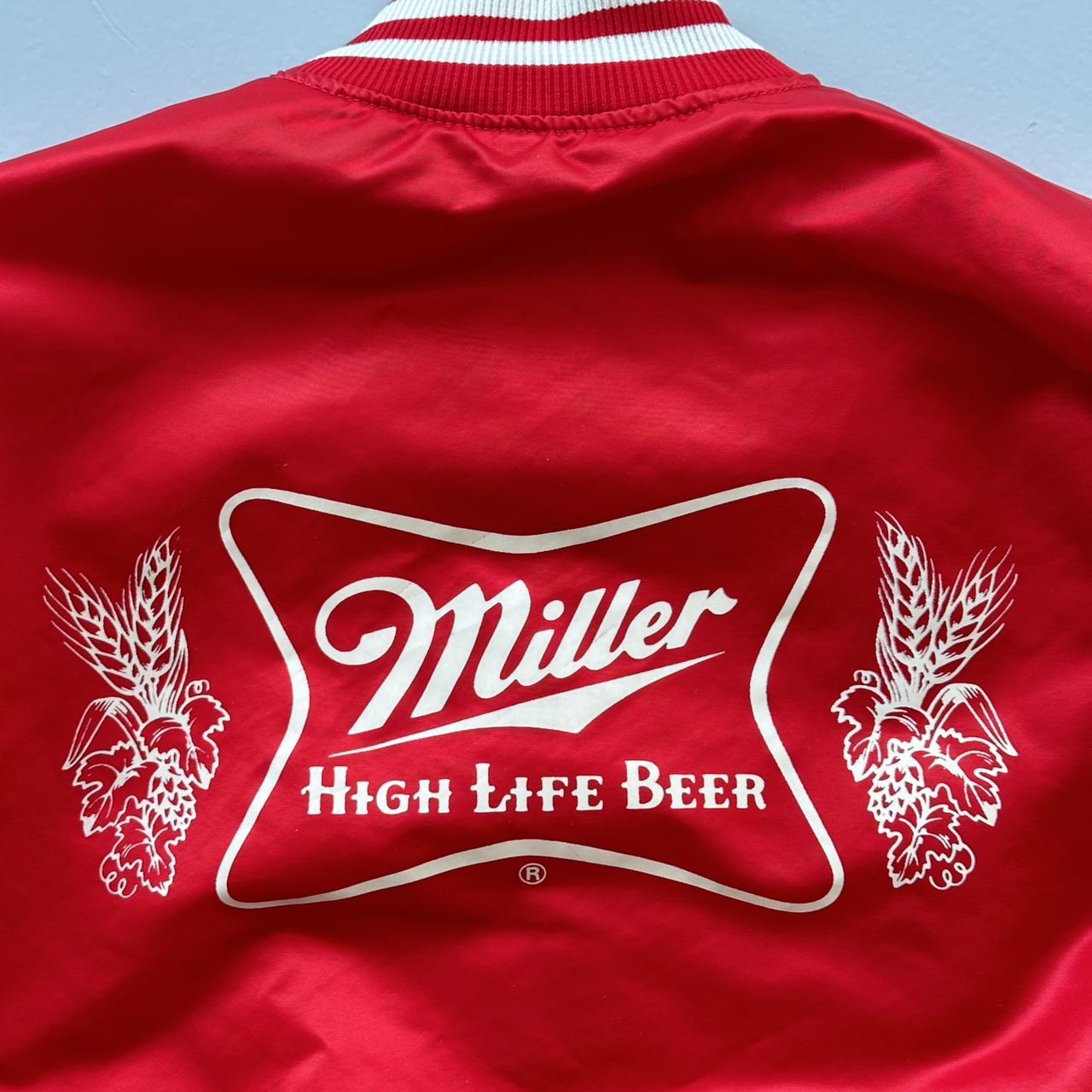 Miller Lite Beer 80’s Red Vintage Varisty Jacket - Small