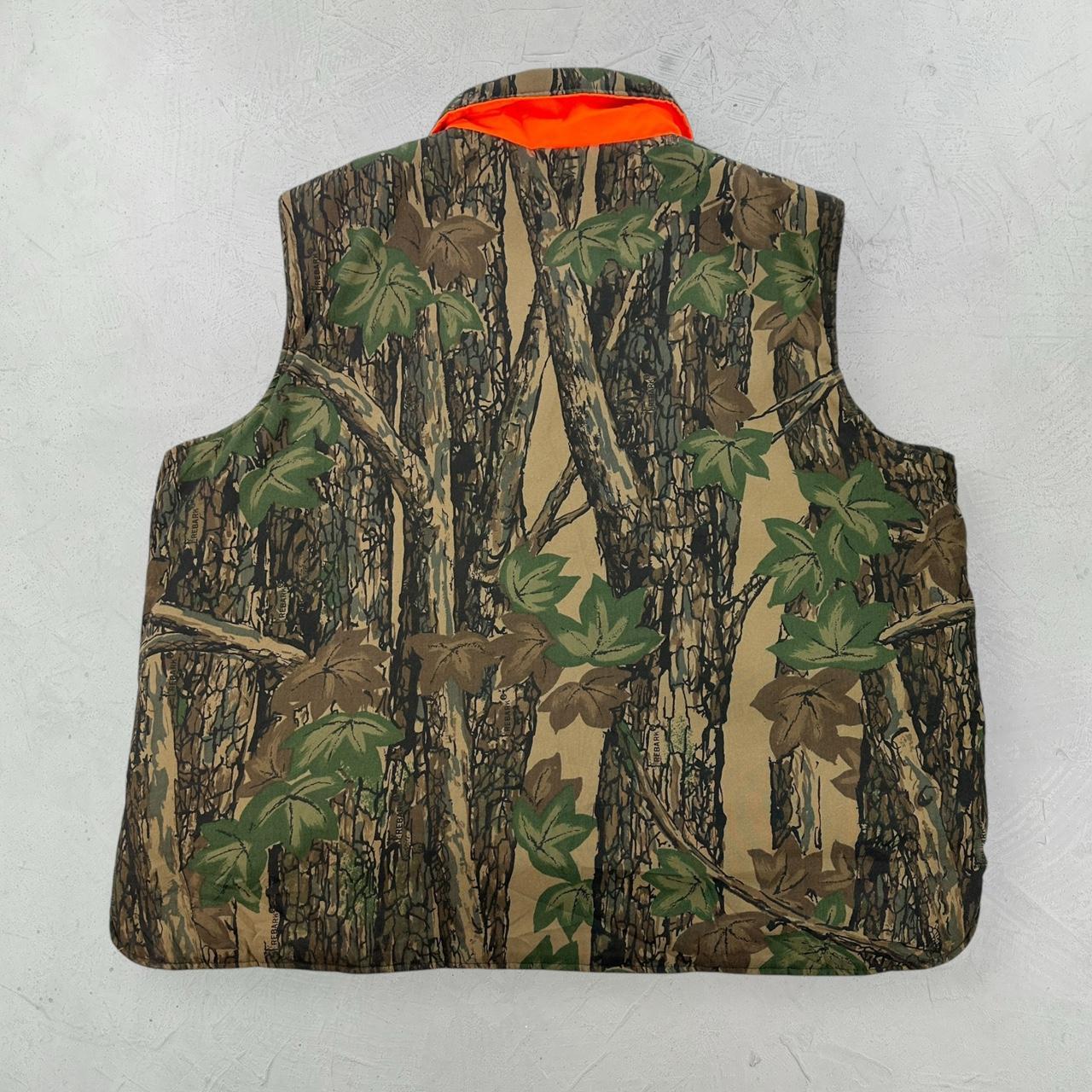 Real Tree Reversible Canvas Hunting Vest - XL