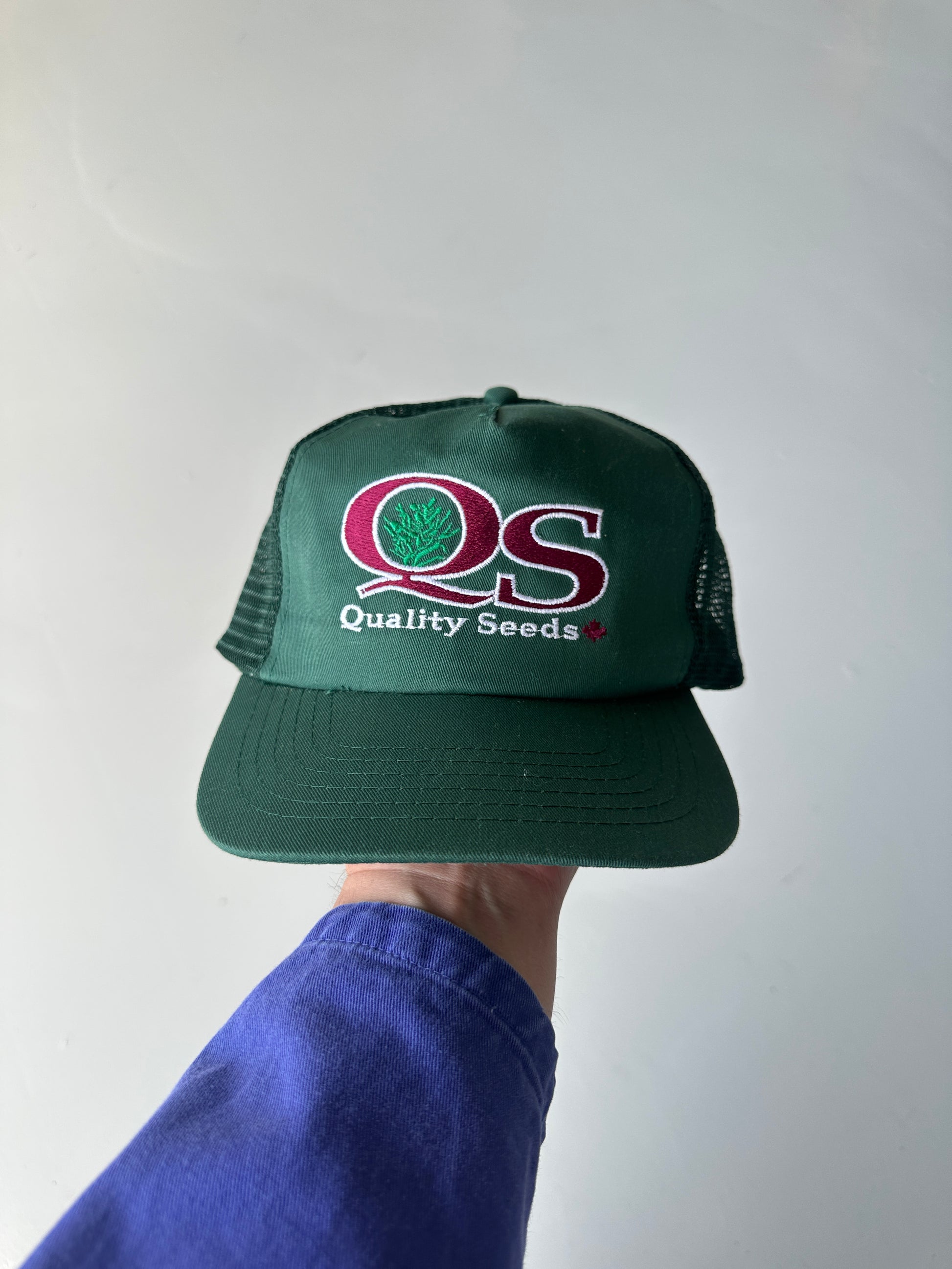 Green Quality Seeds QS Vintage 90's Trucker Cap