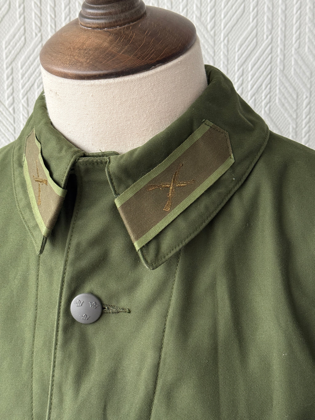 Vintage 70s Swedish C48 Military Tanker Jacket - Medium