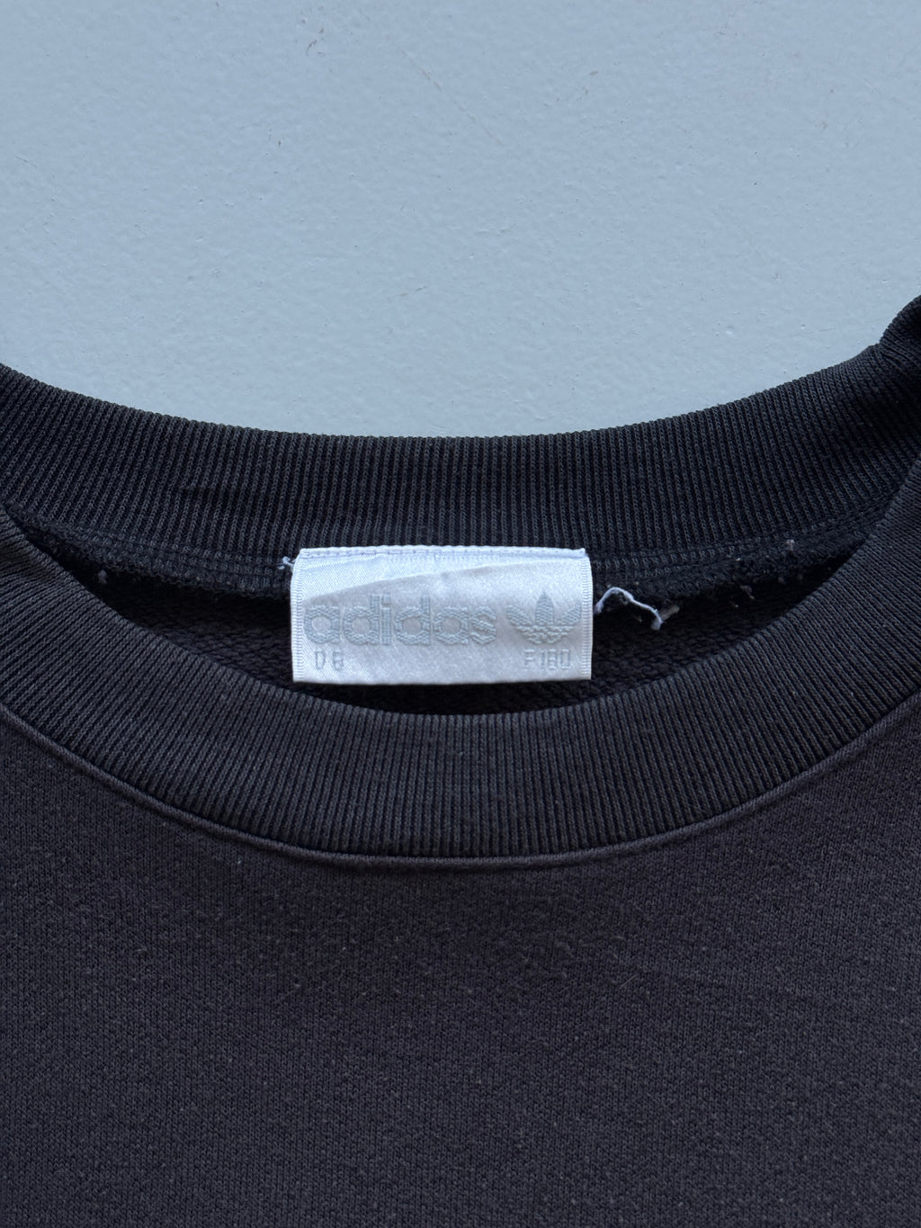 Adidas Colour Block Trefoil 90's Vintage Cropped Sweatshirt - 10/12