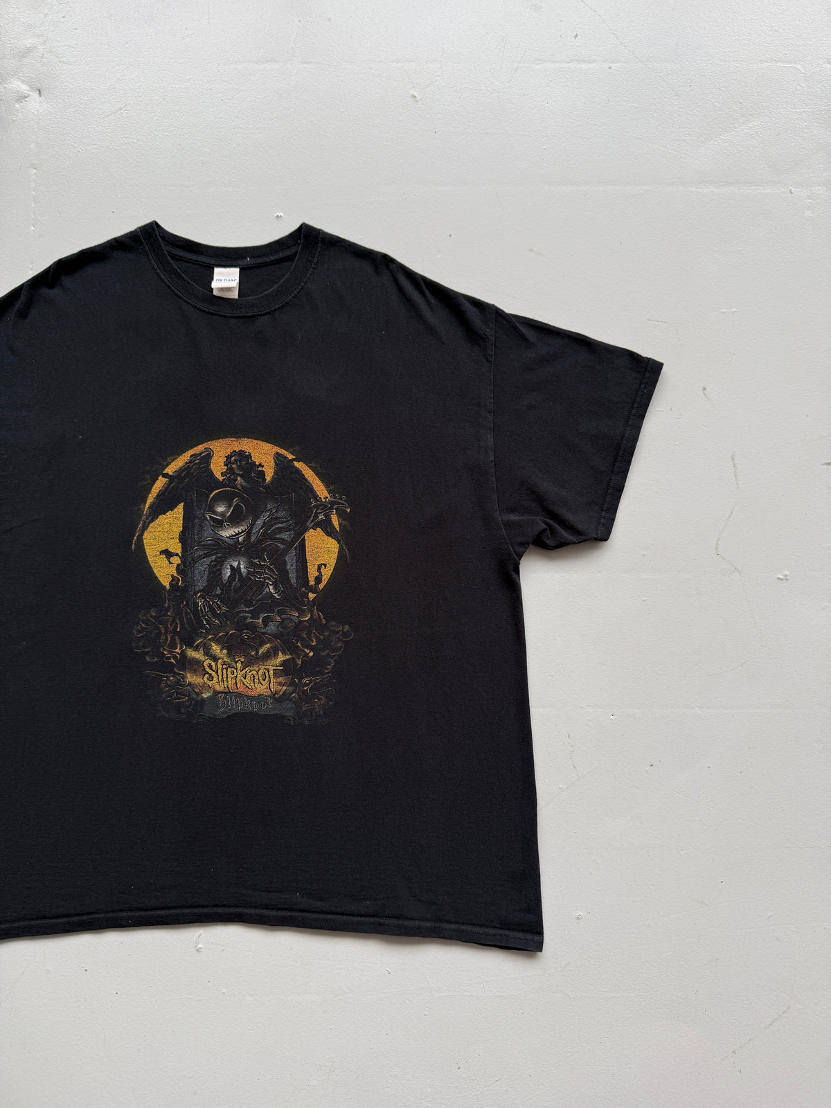 Black Jack Skellington Slipknot Nightmare Before Christmas Graphic T-Shirt - 2XL
