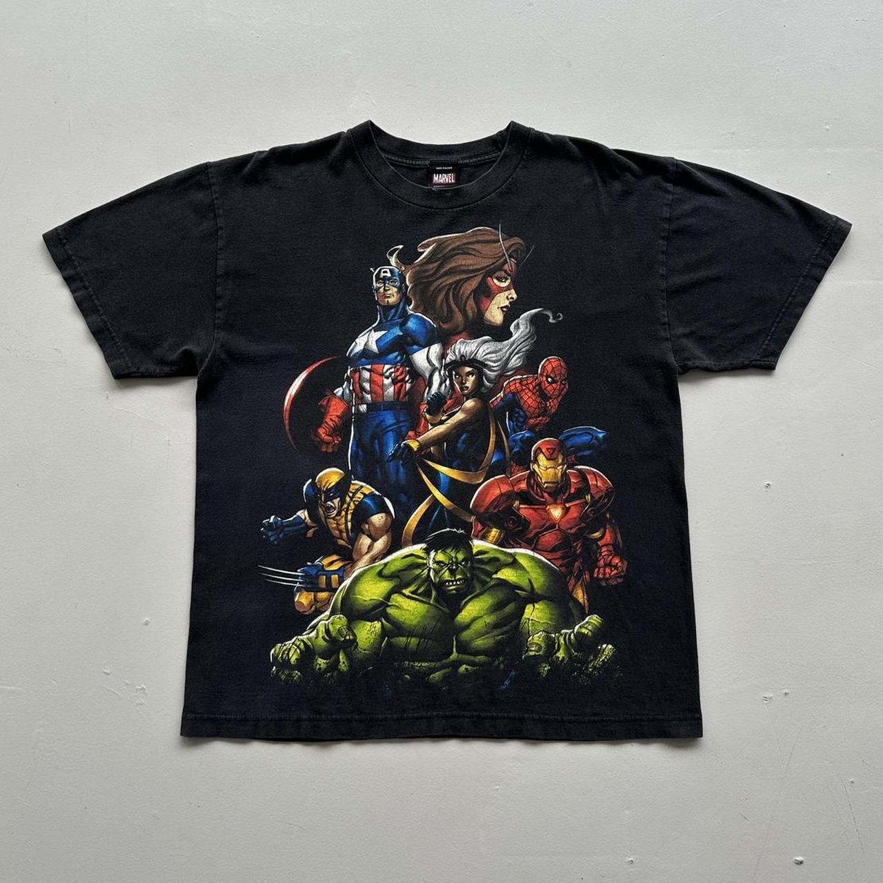 Marvel Mad Engine 00s Vintage T-shirt - Boxy Large