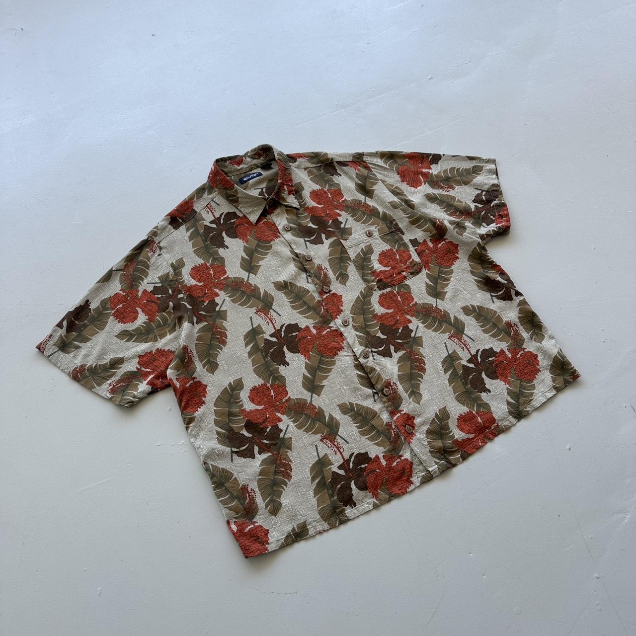 Hawaiin Cotton Summer 90s Vintage Shirt - 2XL