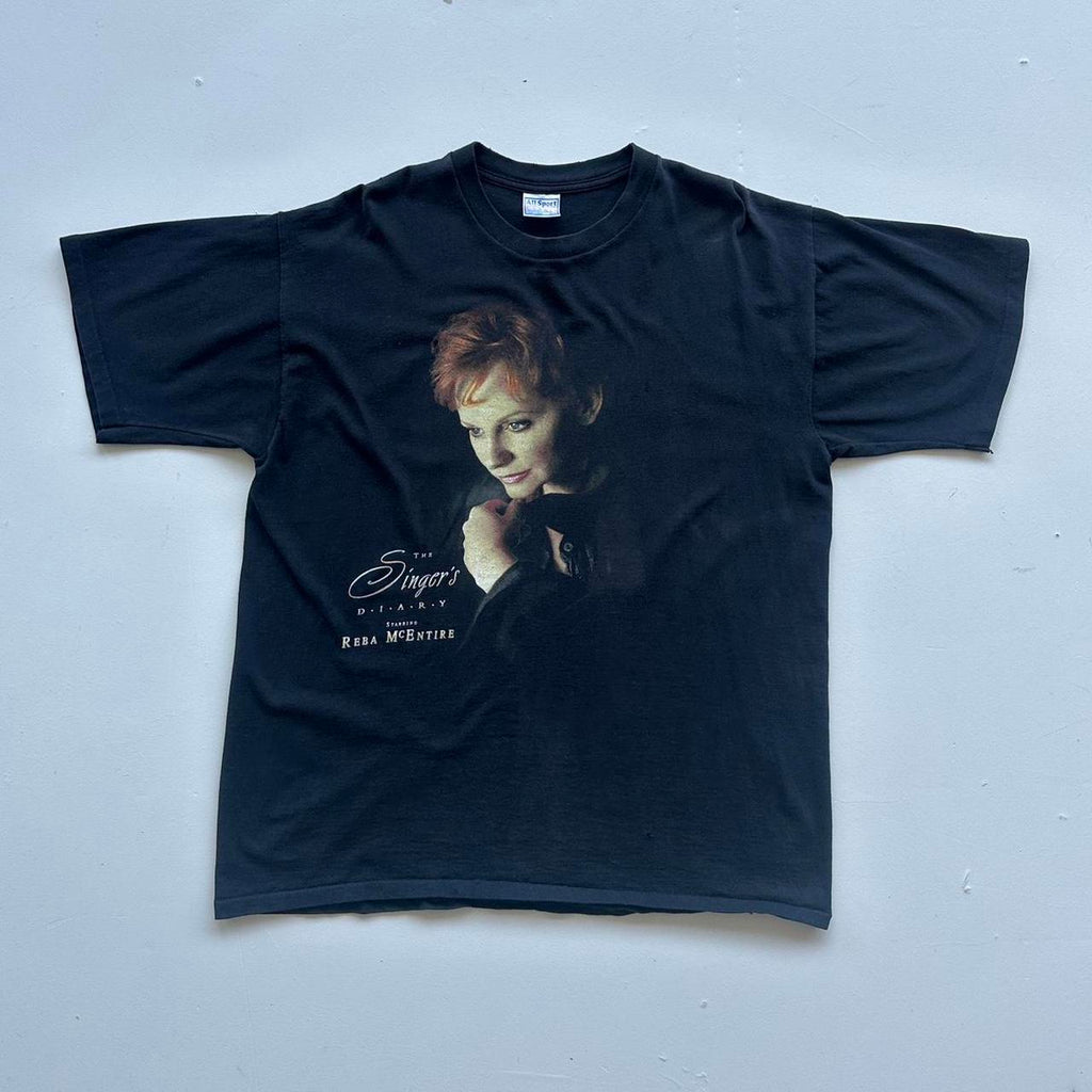 Reba McEntire Black 90s Vintage T-shirt - XL