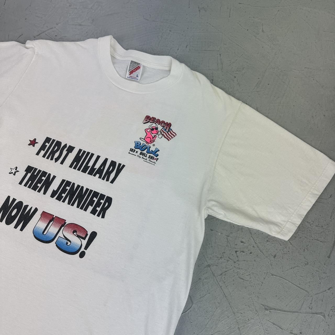 Impeach Clinton 90s vintage T-shirt - Large