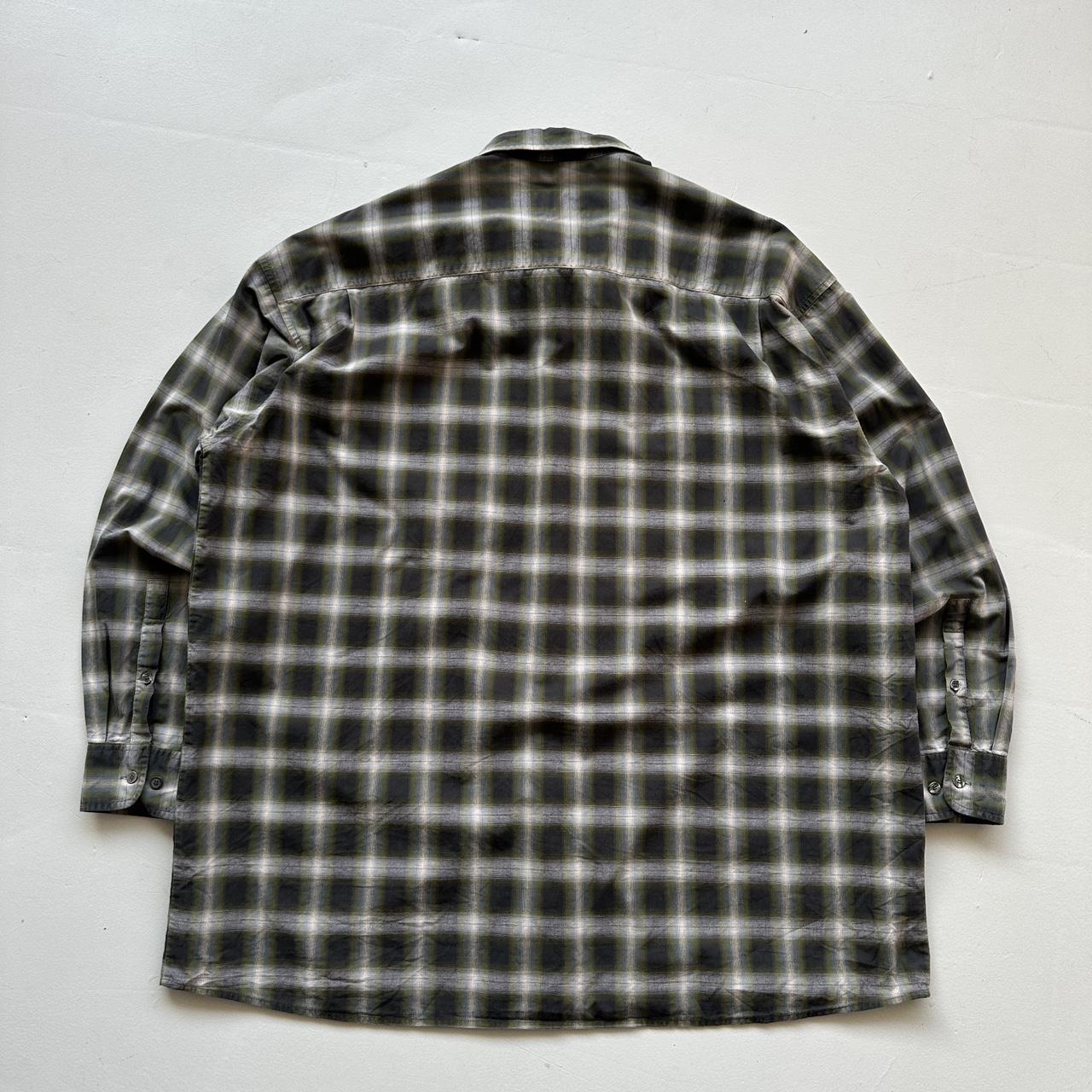 Khaki Green & Grey 90s Camel Vintage Shirt - 2XL