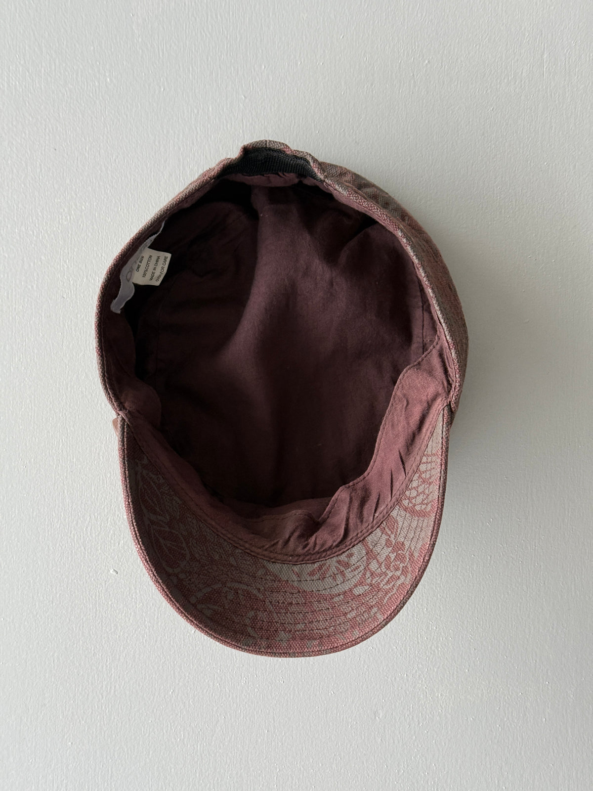 Brown O'neill Y2K Cadet Cap Military Style 00's Grunge Aesthetic