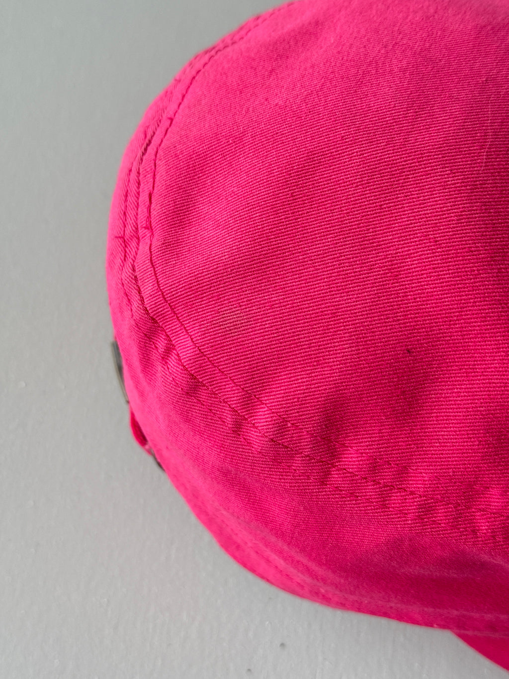 Pink Crucifix Y2K Cadet Cap Military Style 00's Grunge Aesthetic