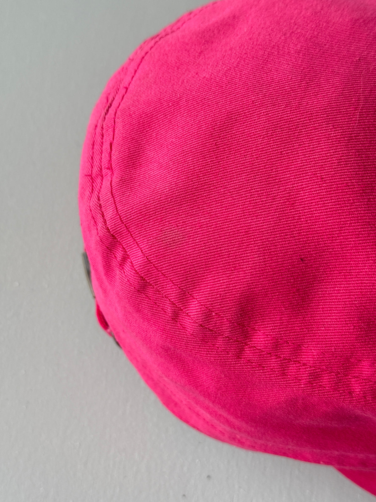 Pink Crucifix Y2K Cadet Cap Military Style 00's Grunge Aesthetic