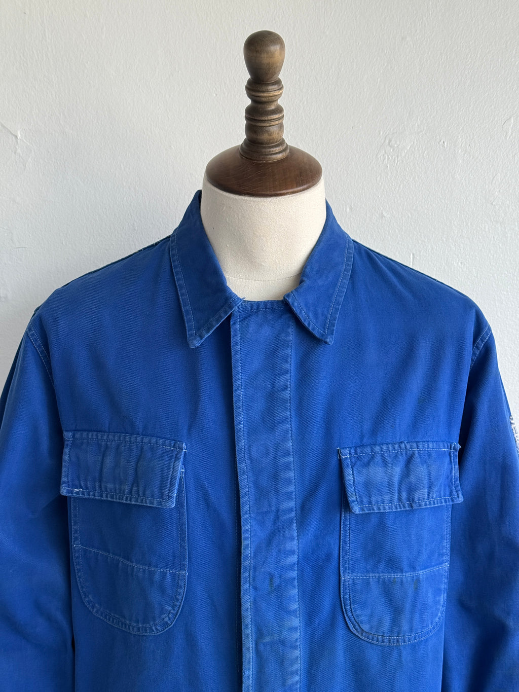 Blue German Workwear Vintage Chore Jacket 1950s/60s CH461 - Medium