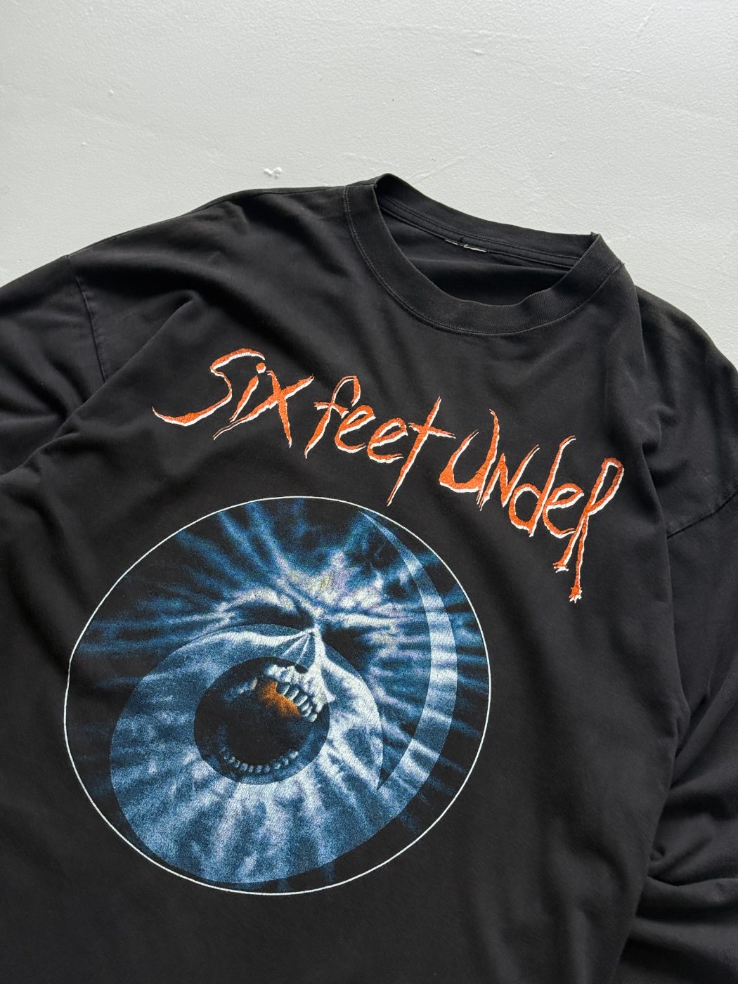 Six Feet Under Haunting Europe Tour 1996 Vintage Long Sleeve Band T-Shirt - Larg