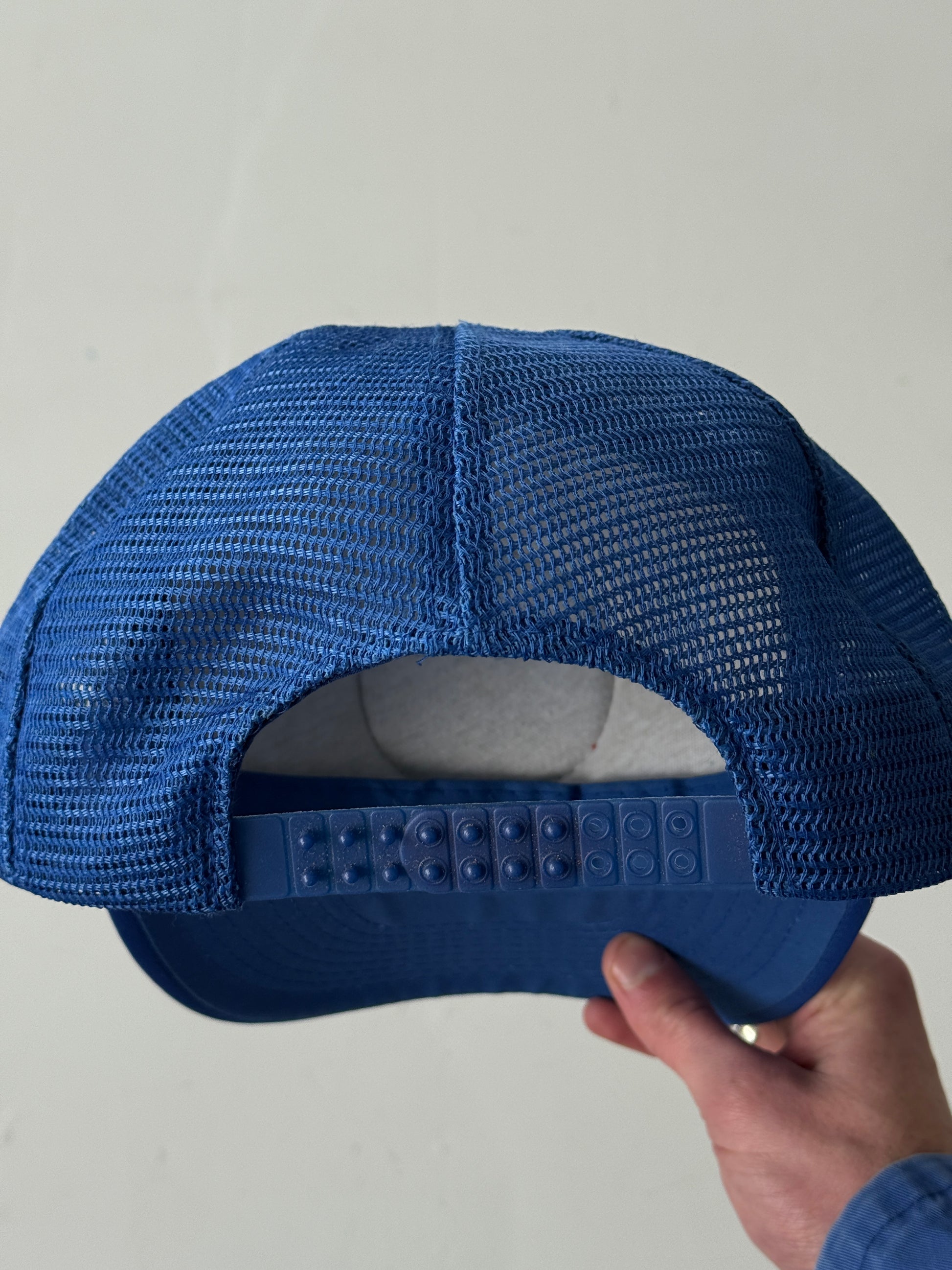 Blue Blackburn Vintage Foam and Mesh Workwear SnapBack Trucker Cap