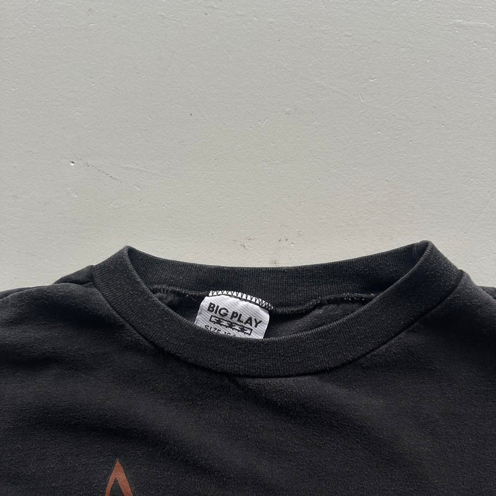 Black Horse 00s Vintage Graphic T-Shirt - Medium