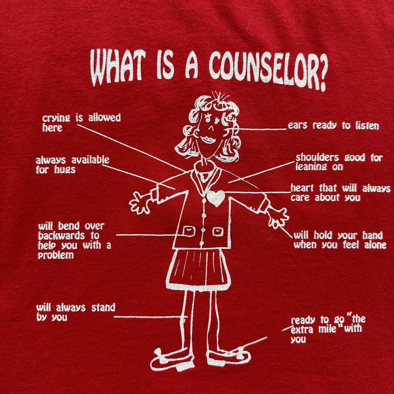 Red Counsellor Vintage T-shirt - XL