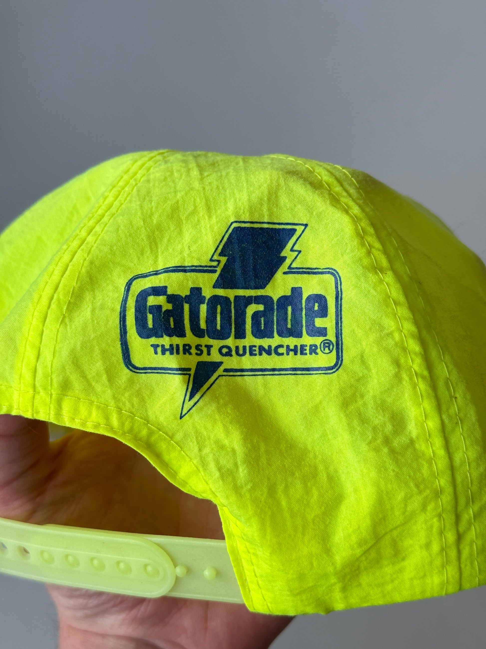 Neon Yellow Tigers Vintage Nylon SnapBack Trucker Cap