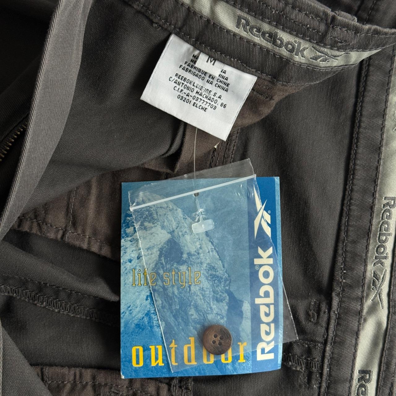 Grey Reebok 90’s Deadstock Pleated Trousers - Medium