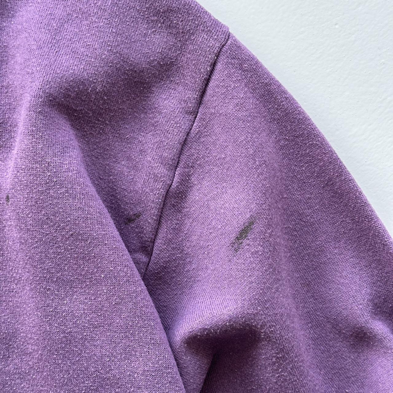 Purple New York University 90s Sweatshirt - Large