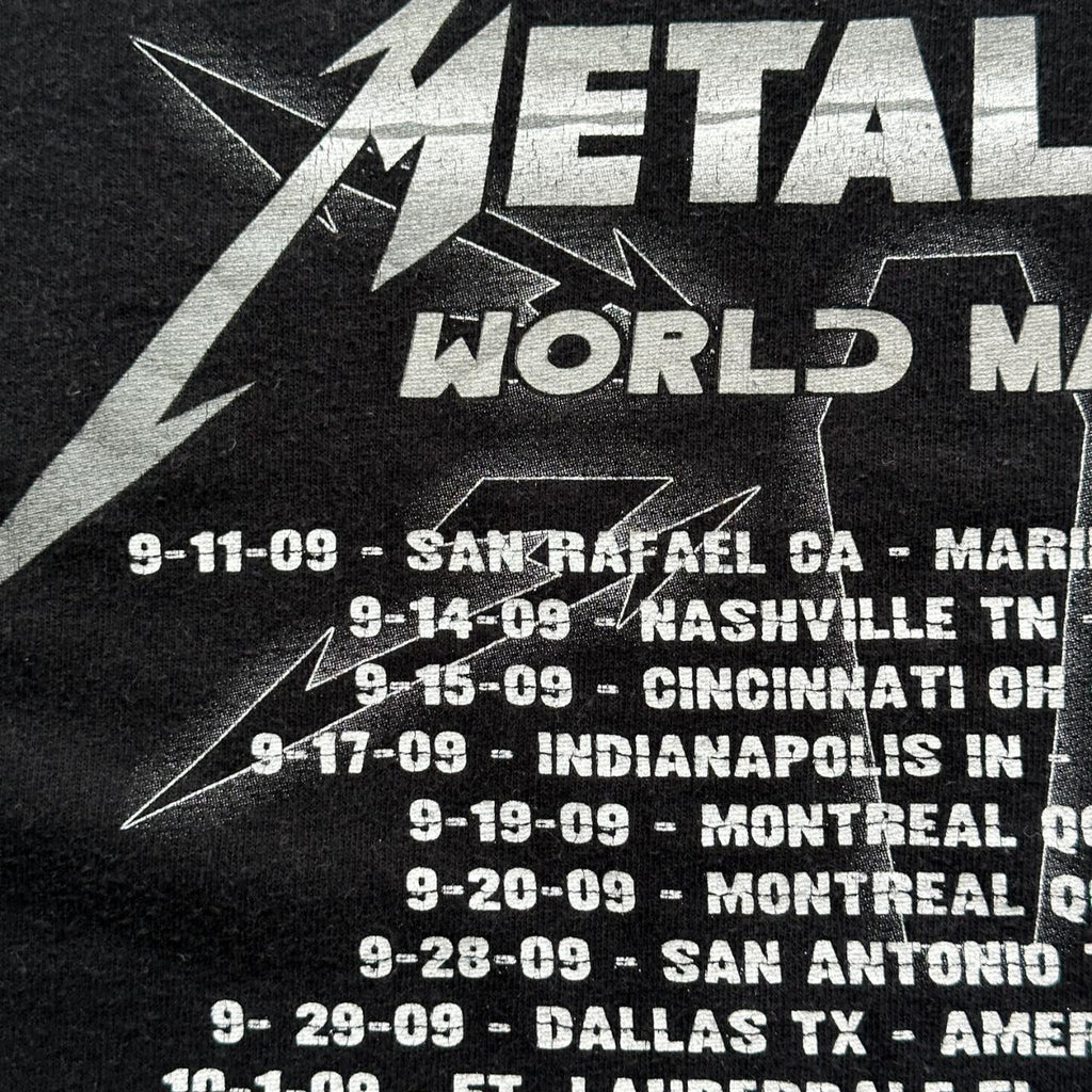 Black Metallica 2008/09 T-shirt - Medium