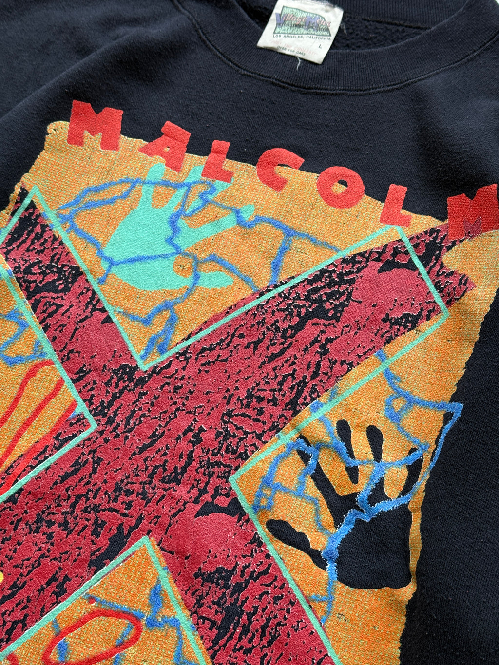 Rare Malcolm X 1992 Black Vintage Sweatshirt - Medium