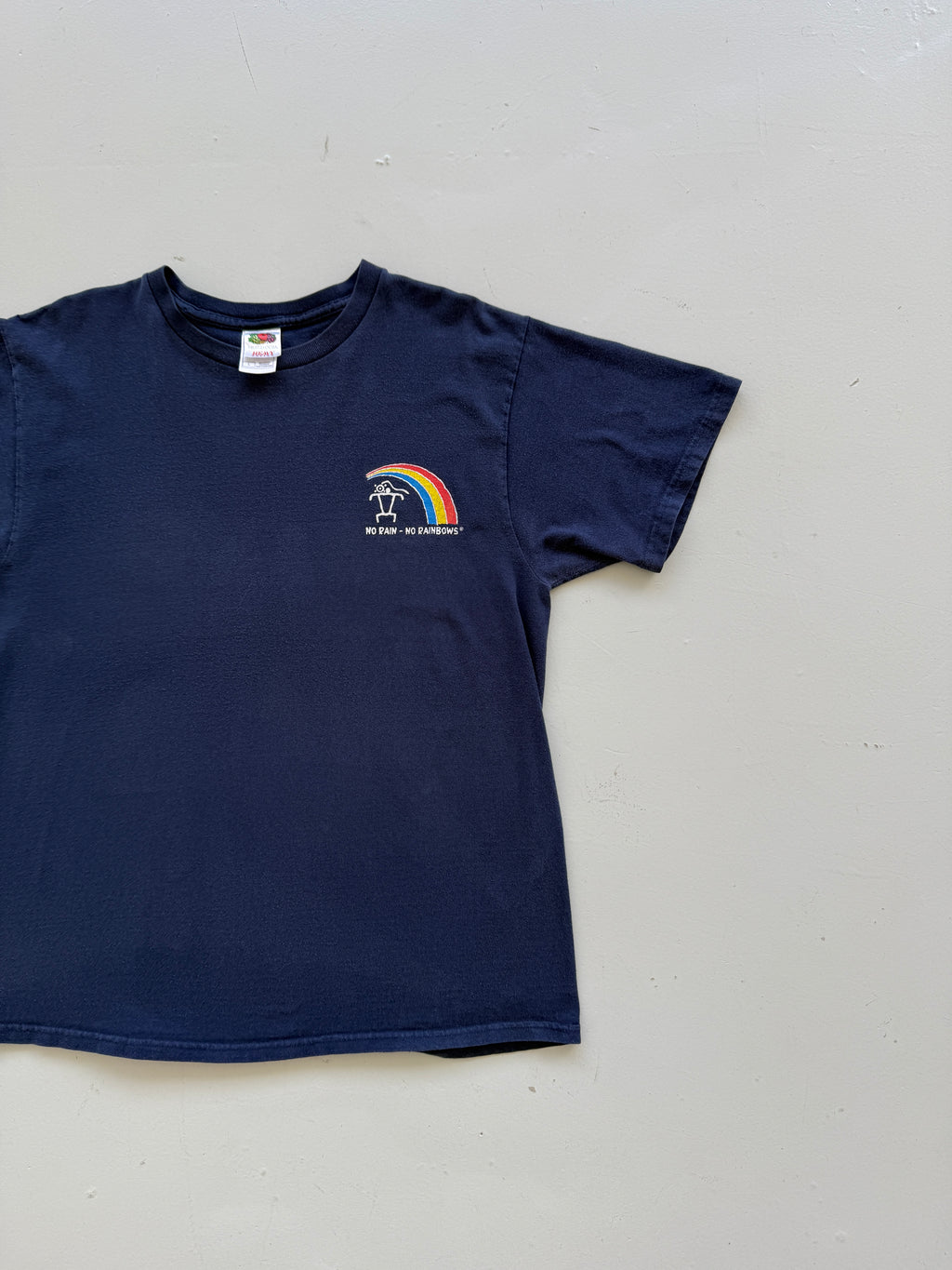 Navy Blue Hawaii 00's Vintage Tourist Graphic T-Shirt - Large