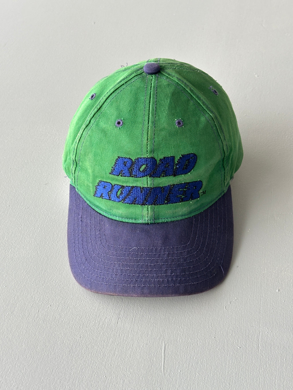 Green / Purple Road Runner Looney Tunes 90's Vintage SnapBack Trucker Cap