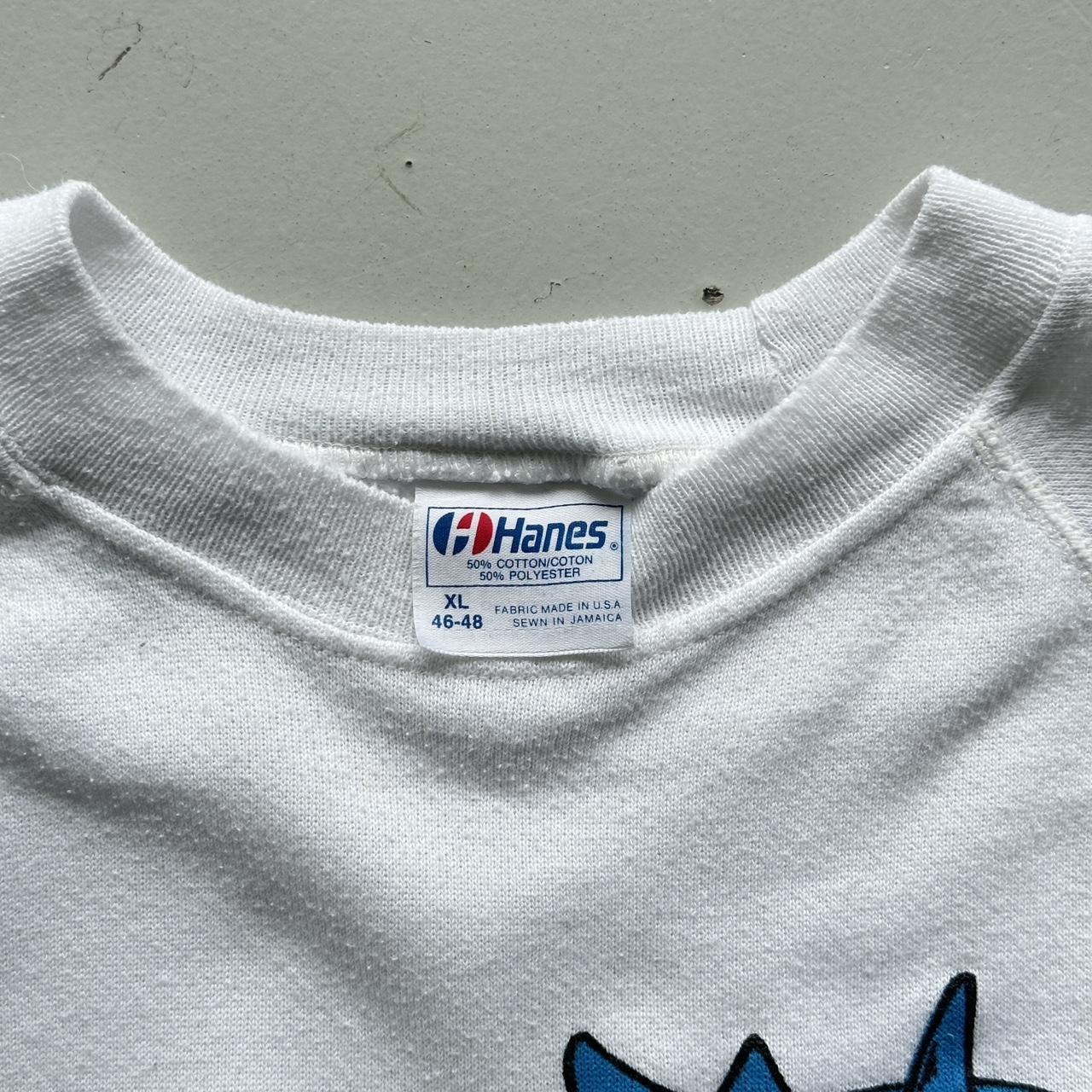 White Reef Warrior Vintage 90s Sweatshirt - Large