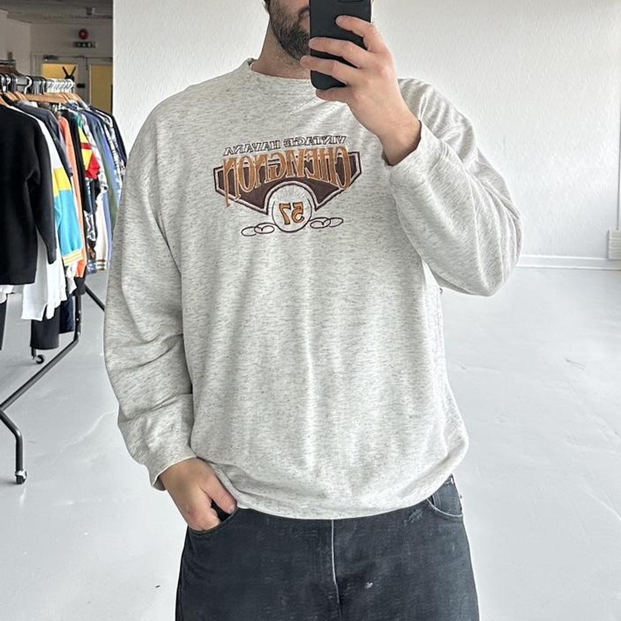 Grey Chevignon 90’s Vintage Graphic Sweatshirt - XL