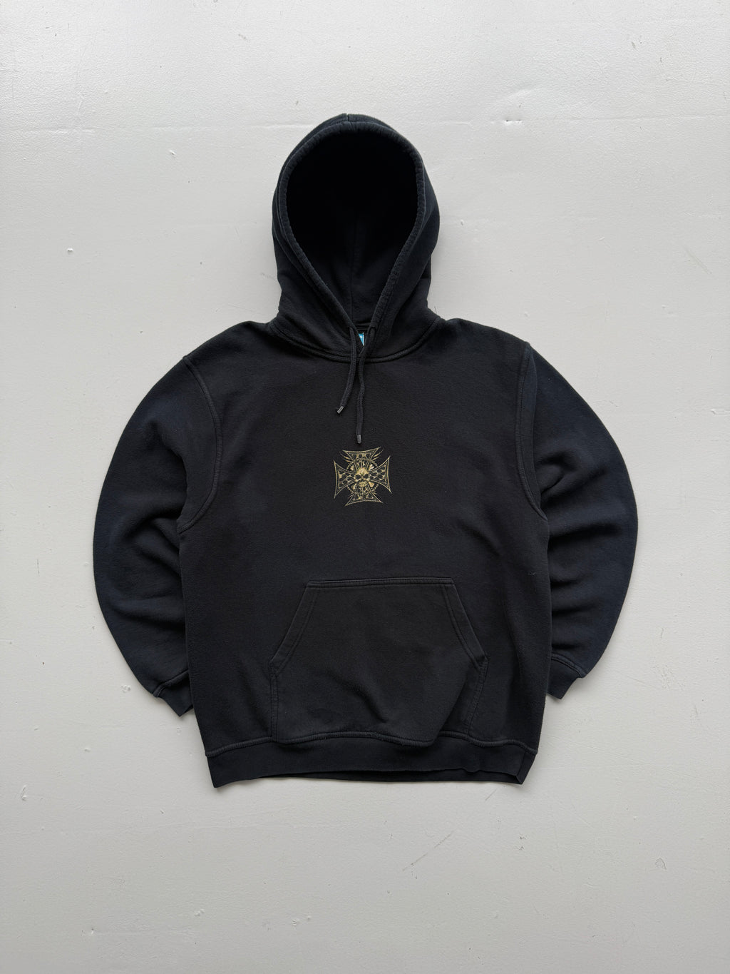 American Choppers Iron Cross Skull Y2K Vintage Hoodie - Large