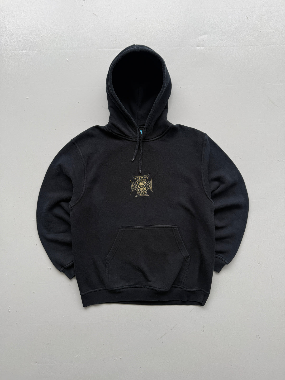 American Choppers Iron Cross Skull Y2K Vintage Hoodie - Large