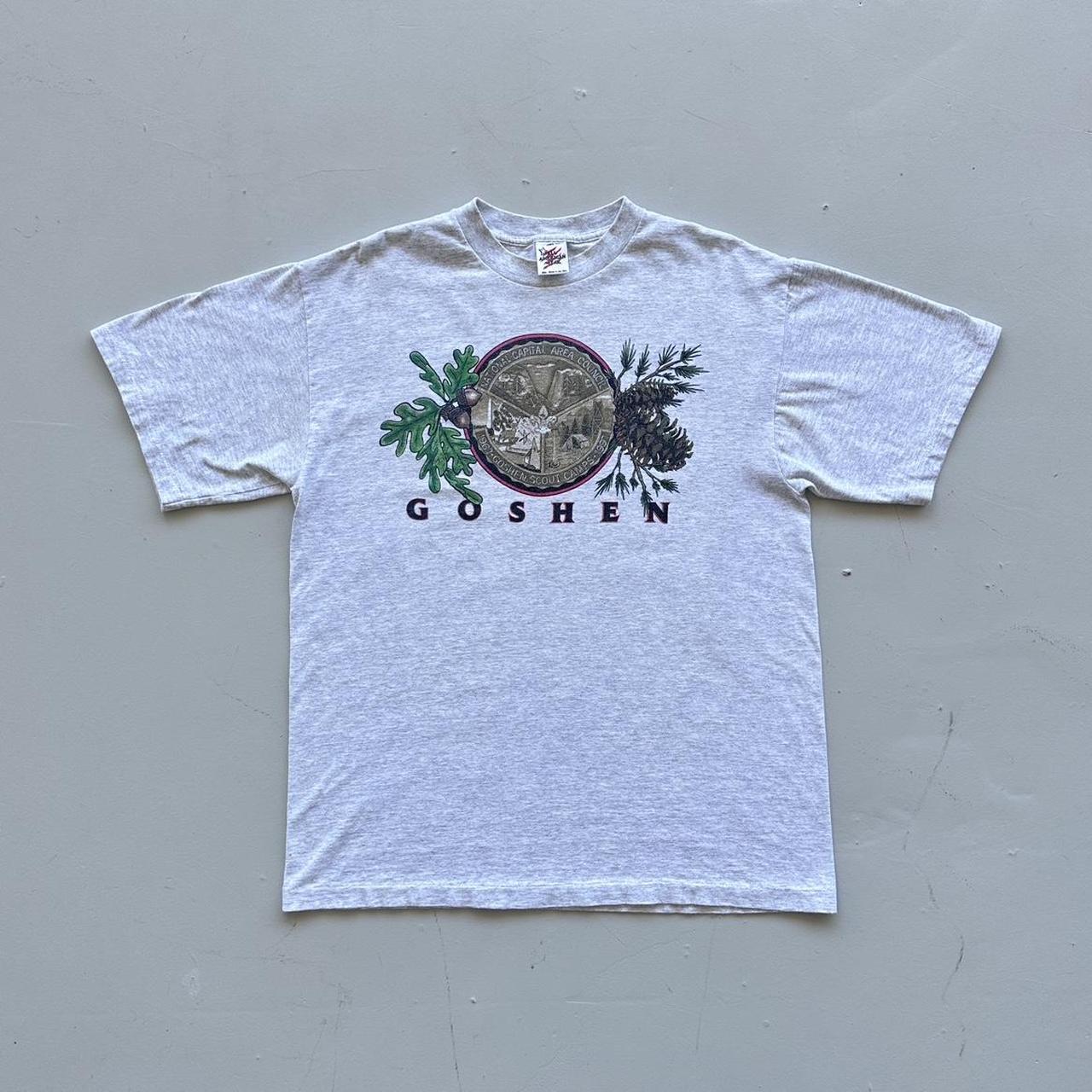 Grey Goshen Boy Scouts 90s Vintage T-shirt - XL