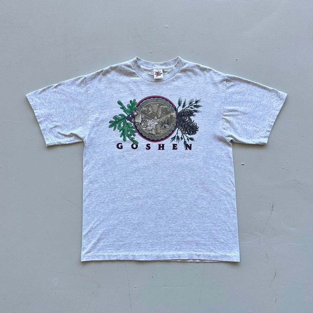 Grey Goshen Boy Scouts 90s Vintage T-shirt - XL