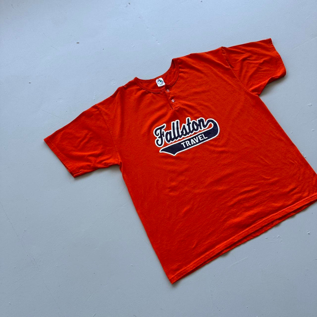 Orange Fallston Baseball 90s Vintage T-shirt - 2XL